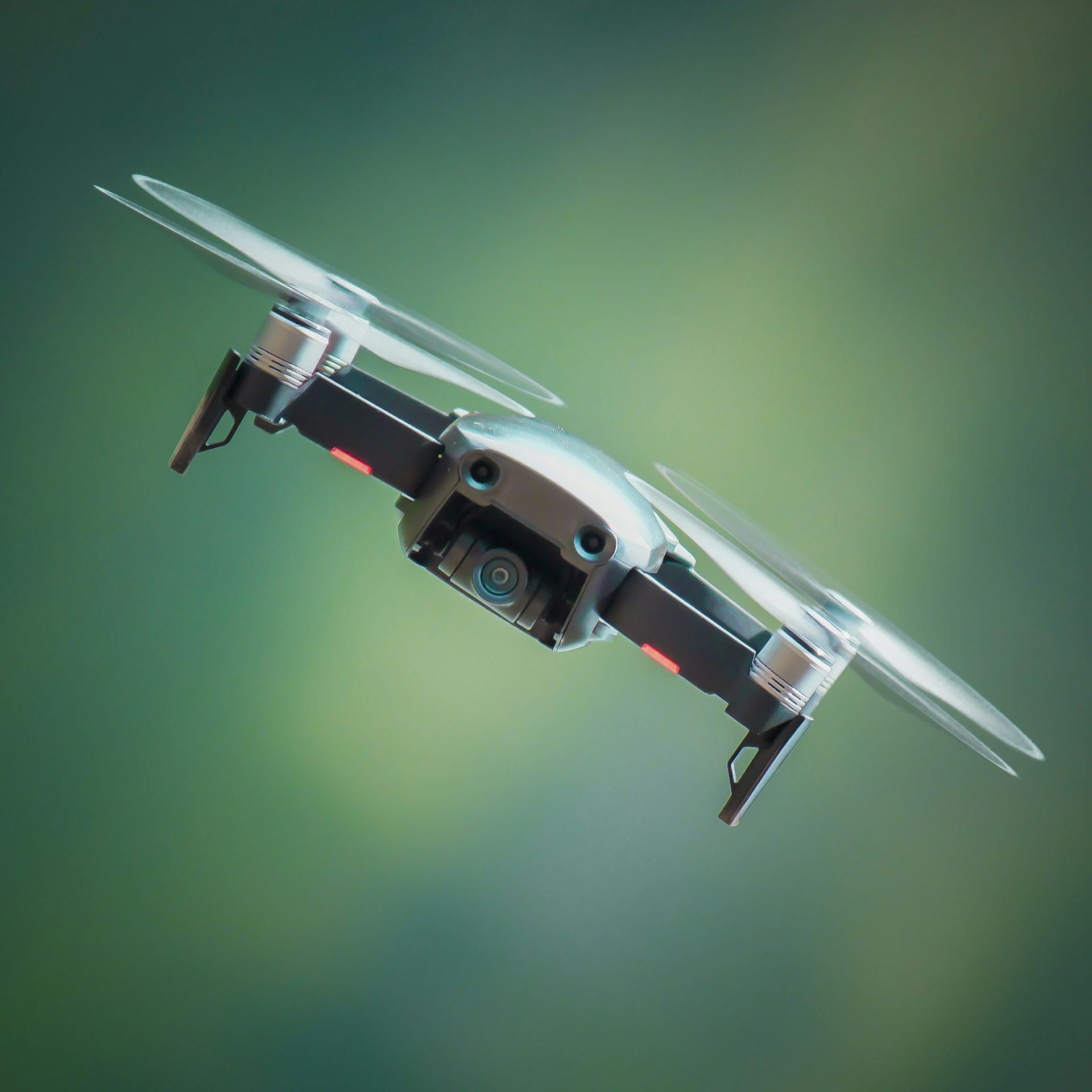 Advanced drone in flight